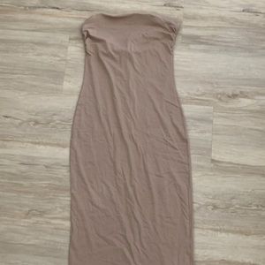 Fashion Nova nude dress